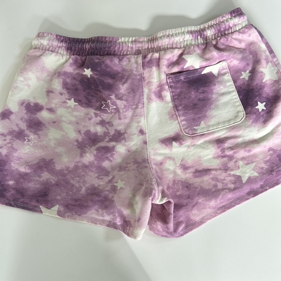Wildfox Tie Dye Star Sweatshirt & Short Lounge Set size Large - Picture 10 of 10